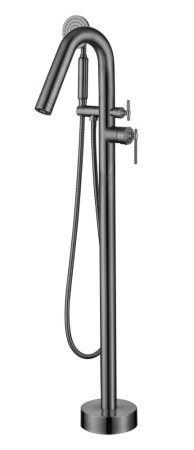 Смеситель напольный ETERNA GUN METAL 179-GM