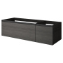 QUATRO 2 140см (100+40) тумба OAK ANTHRACITE профиль ANTHRACITE 790-M2-140--OA-A