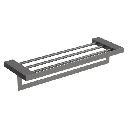 Полка для полотенец Qubic Gun Metal 10737-GM