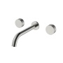 Смеситель из стены STICK SPIRALE на 3 отв. Nickel Brush 152-2-NB.4