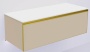 QUATRO 1 120CM тумба DAPHNE профиль MATT GOLD + внутр. подсв. 790-M1-120-D-MG-LED