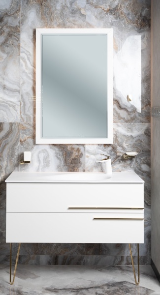 Тумба под раковину 110 см ArmadiArt NeoArt 831-110-WH-D