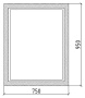 Зеркало 75х95 см ArmadiArt NeoArt Wind 532
