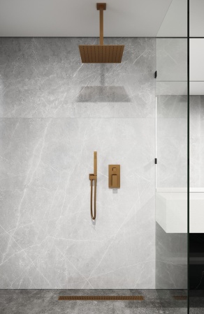 Держатель верхнего душа потолочный Boheme Qubic 629-QUBIC-G