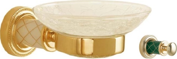 Мыльница Boheme Murano 10903-GR-G