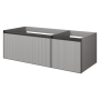 Тумба под раковину 120 см ArmadiArt Quatro 2 790-M2-120-L-RIB-A