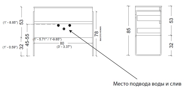 Тумба под раковину 80 см ArmadiArt Vallessi 837-080-C mat