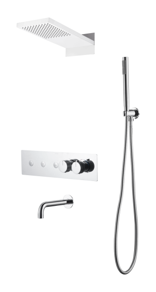 Встраиваемая душевая система Boheme Fusion 131-2-CR