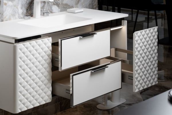 Тумба под раковину 120 см ArmadiArt Rombo 777-120-WG