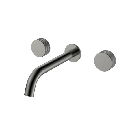 Смеситель из стены STICK LINEA на 3 отв. Gun Metal 152-2-GM.3