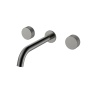 Смеситель из стены STICK LINEA на 3 отв. Gun Metal 152-2-GM.3