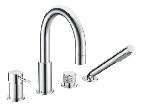 Смеситель на борт ванны Boheme Uno 460-CR