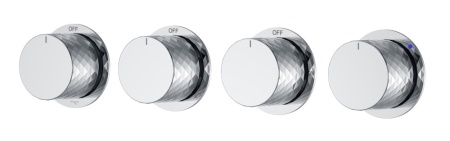 Смеситель встроенный STICK DIAMOND CHROME 5-проходной 124-5-CR.1