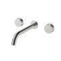 Смеситель из стены STICK DIAMOND на 3 отв. Nickel Brush 152-2-NB.1